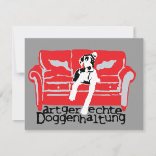 Artgerechte Doggenhaltung is already in German. If