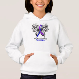 Arthritis-Bewusstseins-Schmetterling Hoodie