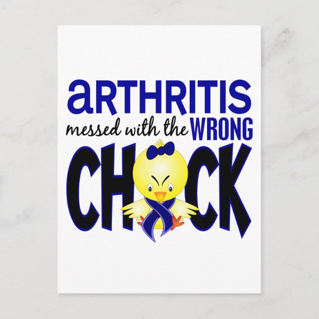 Arthritis mit dem falschen Schwanz Postkarte (Vorderseite)