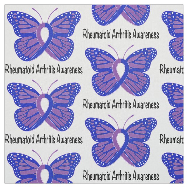 Arthritis-Schmetterlings-Bewusstseins-Band Stoff (Muster)