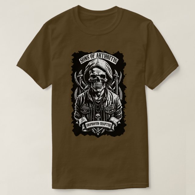 Arthritis-Söhne T-Shirt (Design vorne)