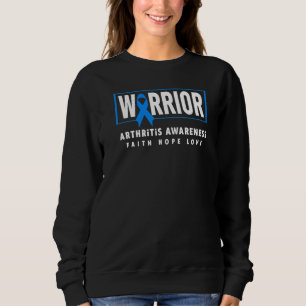 Arthritis Warrior Blue Ribbon Arthritis Bewusstsei Sweatshirt
