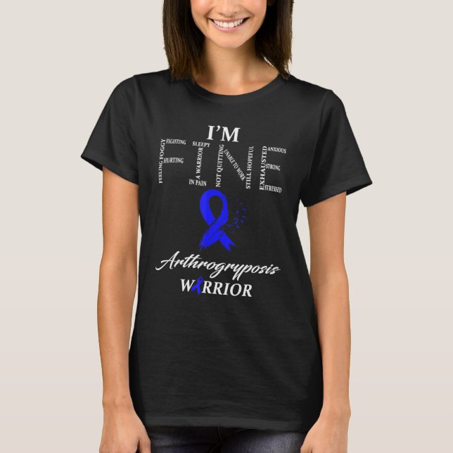 Arthrogryposis Warrior Im Fine T-Shirt (Vorderseite)