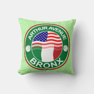 Arthur Ave Bronx Italienisches amerikanisches Kiss Kissen