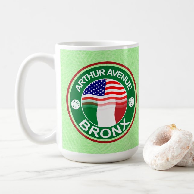 Arthur Ave Bronx Tasse (Mit Donut)