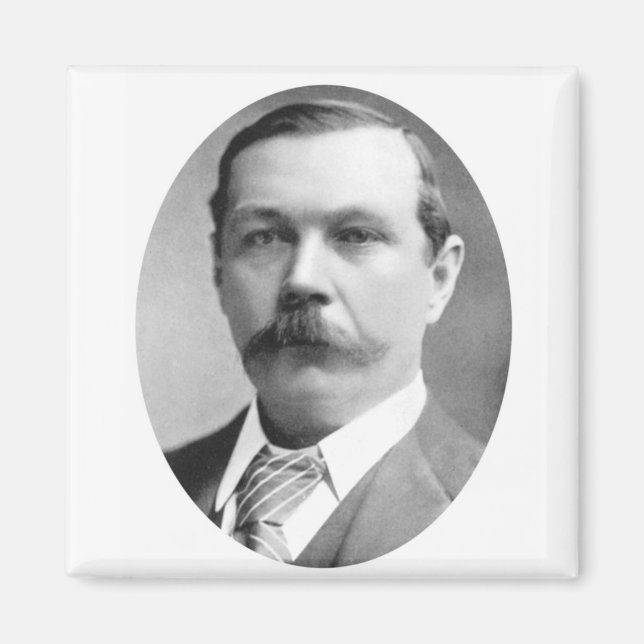 Arthur Conan Doyle Foto Magnet (Vorne)