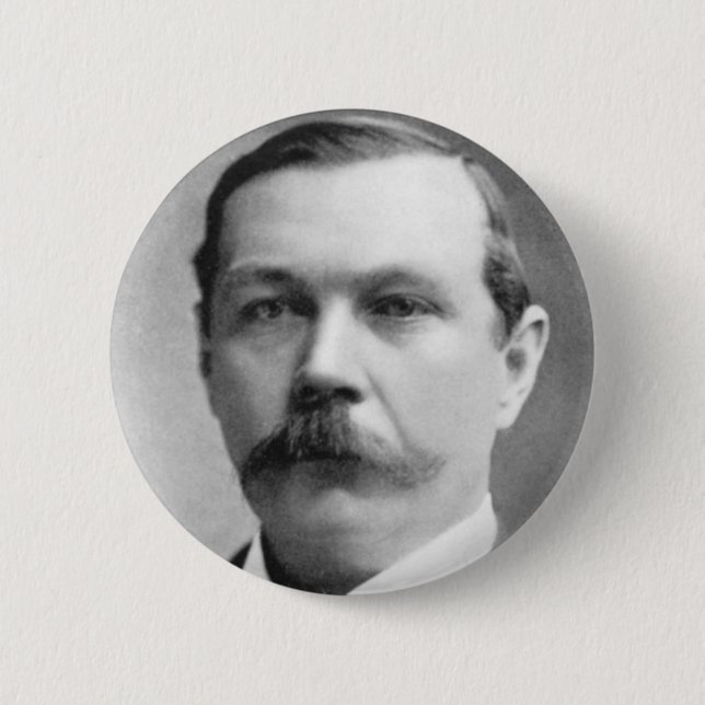 Arthur- Conan DoyleFoto Button (Vorderseite)