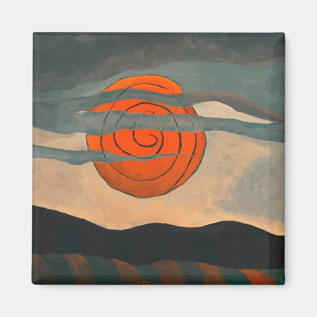 Arthur Dove, Red Sun, Magnet (Vorne)