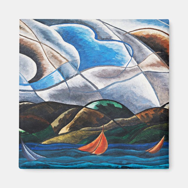 Arthur Dove, Wolken und Wasser Magnet (Vorne)