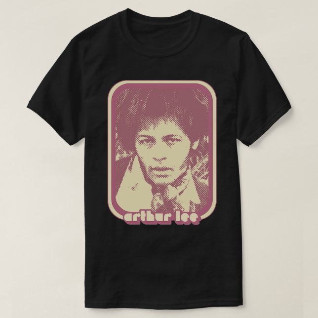 Arthur Lee Retro 60er Style Fan Art Design T-Shirt (Design vorne)