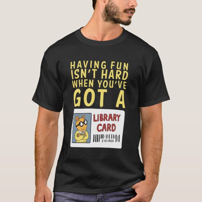 Arthur Library Card T - Shirt (Vorderseite)