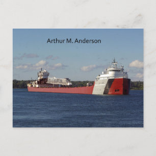 Arthur M. Anderson Postkarte