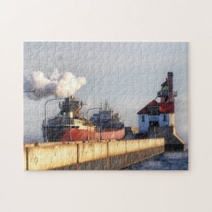 Arthur M Anderson Schiff auf dem Lake Superior Puzzle