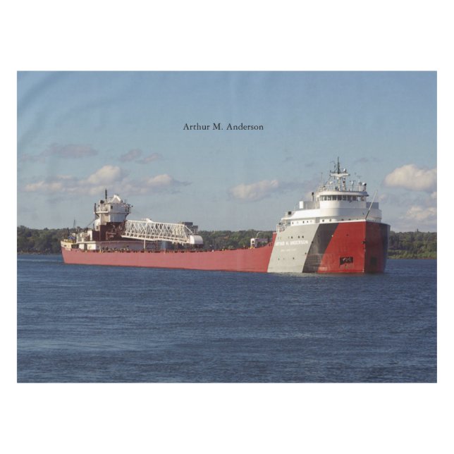 Arthur M. Anderson Tischtuch Tischdecke (Vorderseite (Horizontal))