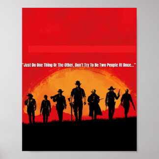 Arthur Morgans Zitat Poster