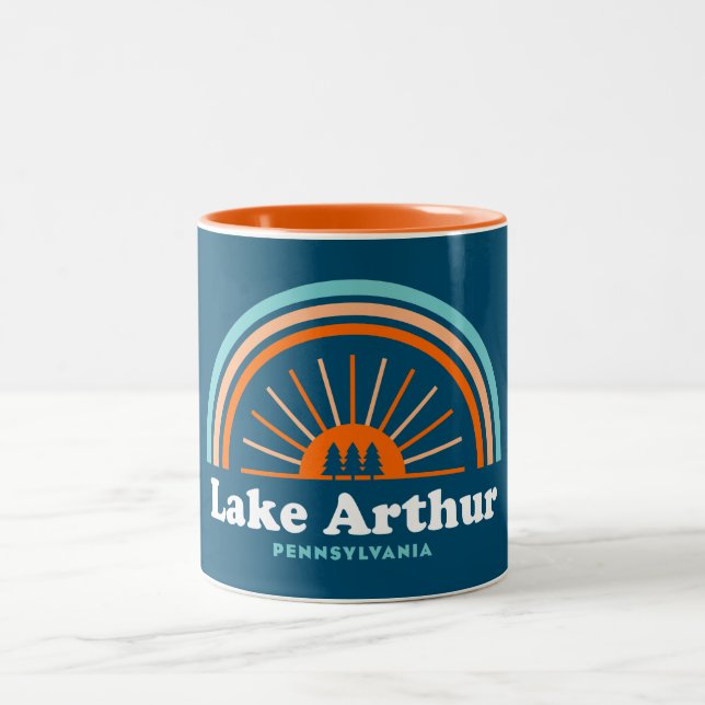 Arthur Pennsylvania Rainbow Zweifarbige Tasse (Mittel)