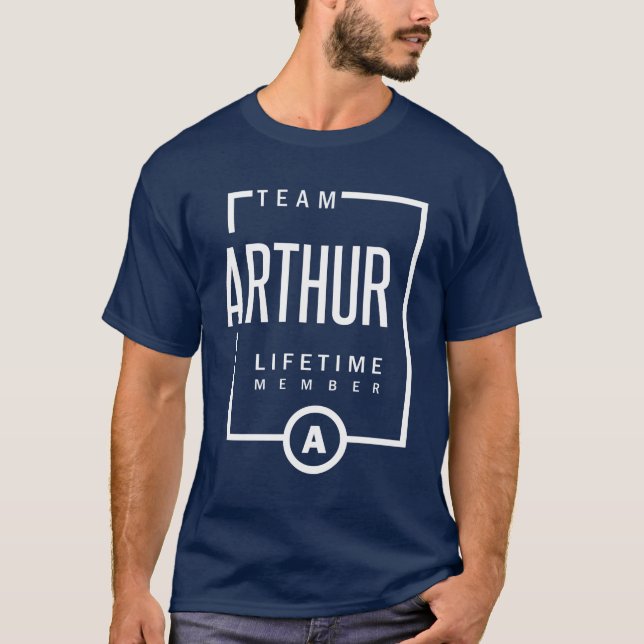 Arthur Personalisiert Name Birthday Gift T-Shirt (Vorderseite)