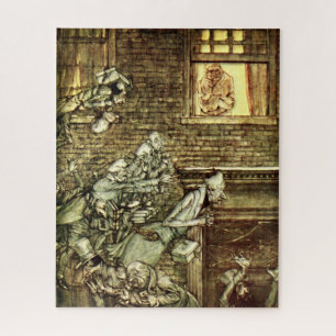 Arthur Rackham - A Christmas Carol - Geister Puzzle