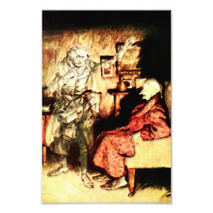 Arthur Rackham - A Christmas Carol - Scrooge Fotodruck
