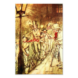 Arthur Rackham - A Christmas Carol - Street Fotodruck