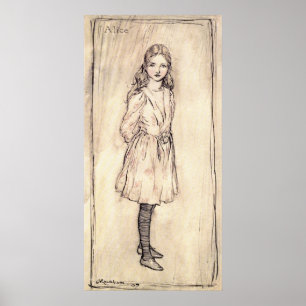 Arthur Rackham Alice im Wunderland Poster