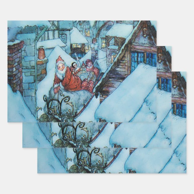 Arthur Rackham Christmas Eve Art Geschenkpapier Set (Set)