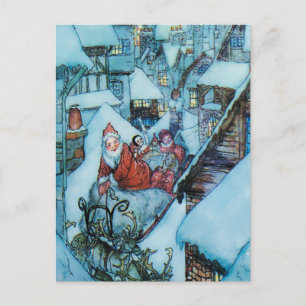 Arthur Rackham Christmas Eve Art Postkarte
