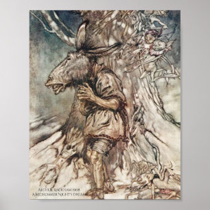 Arthur Rackham: Der Traum der Unten in der Sommern Poster