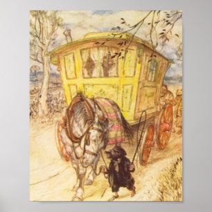 Arthur Rackham - Der Wind in den Willows Poster