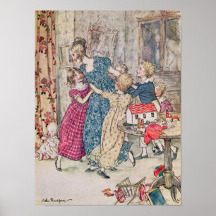 Arthur Rackham  Eine gerötete und boisteröse Grupp Poster