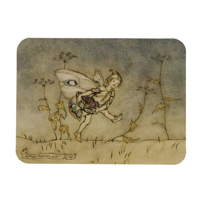 Arthur Rackham | Fairy, Abbildung von "A Midsu Magnet (Horizontal)