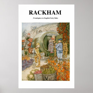 Arthur Rackham - Frontispiece to English Fairy Tal Poster