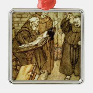 Arthur Rackham Illustration 'der Dohle von Ornament Aus Metall