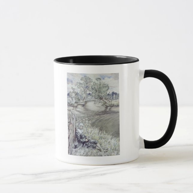 Arthur Rackham |Izaak Walton, der gegen ein F Tasse (Rechts)