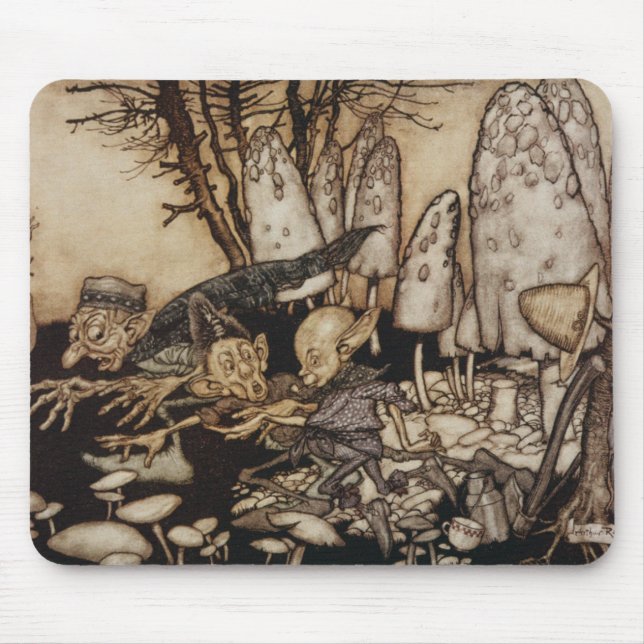Arthur Rackham | Peter Pan in Kensington-Gärten Mousepad (Vorne)