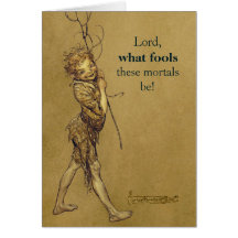 Arthur Rackham Puck Lord was täuscht CC0888 Card