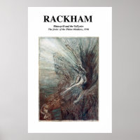 Arthur Rackham Rhinegold und die Valkyrien