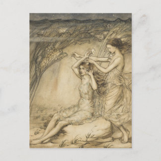 Arthur Rackham - Sabrina Fair Postcard Postkarte