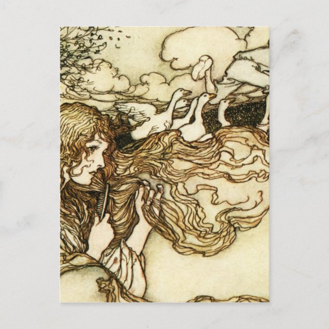 Arthur Rackham - Snowdrop und andere Märchen Postkarte (Vorderseite)