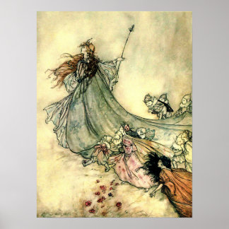 Arthur Rackham - Vintage Märchenart Poster