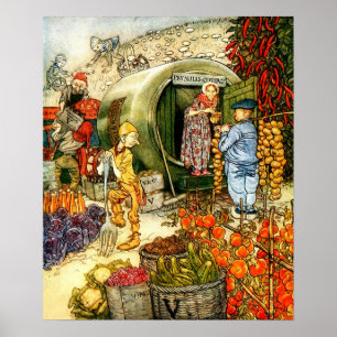 Arthur Rackham - Vintage Märchenart Poster