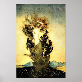 Arthur Rackham - Vintage Märchenart Poster