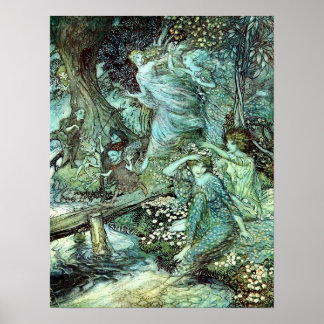 Arthur Rackham - Vintage Märchenart Poster