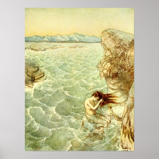 Arthur Rackham - Vintage Märchenart Poster (Vorne)