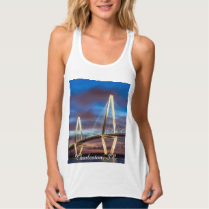 Arthur Ravenal Bridge bei Nacht Tank Top