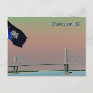 Arthur Ravenel Bridge Postkarte