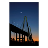 Arthur Ravenel Jr. Brücke bei Dusk