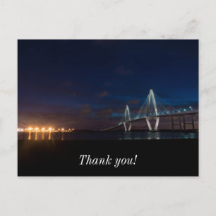 Arthur Ravenel Night Pano Postkarte