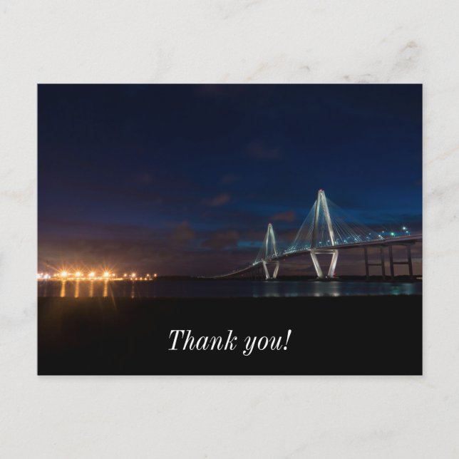 Arthur Ravenel Night Pano Postkarte (Vorderseite)