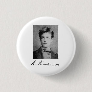 Arthur Rimbaud Button